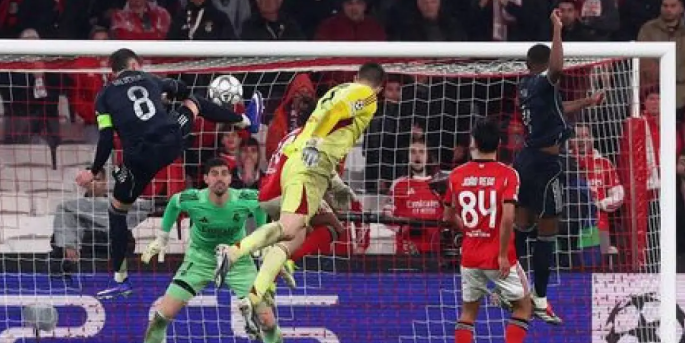 Benfica Kalah dari Real Madrid UCL MD8