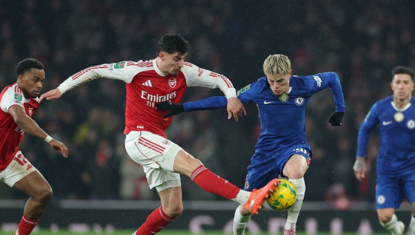 Arsenal vs Chelsea: Drama 90+7 Menit