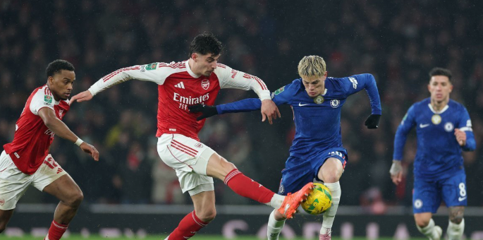 Arsenal vs Chelsea: Drama 90+7 Menit