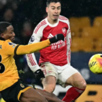 Gol Akhir Tom Edozie Selamatkan Wolves Lawan Arsenal